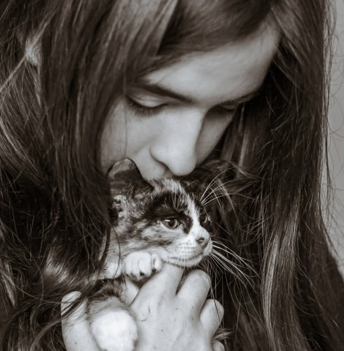 Portrait with dog