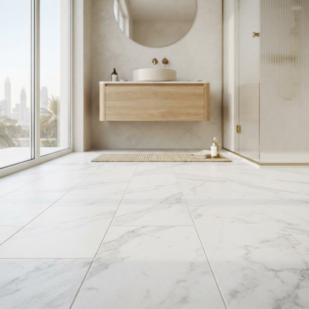 LVT Marble Flooring for Bedroom in Dubai — Floor Woods