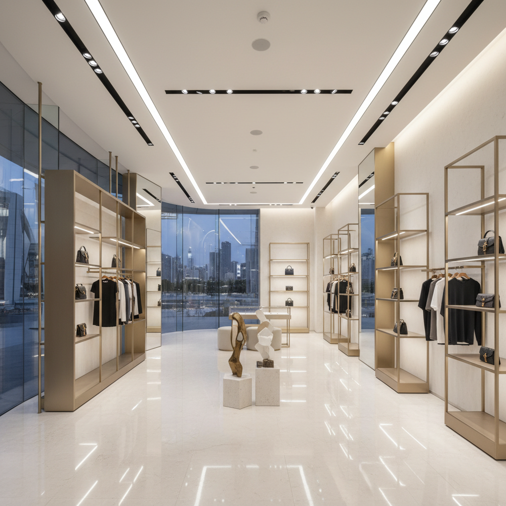SPC flooring for Retail Store Dubai — Floor Woods