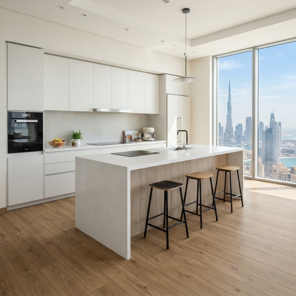 SPC flooring for Kitchen Dubai — Floor Woods