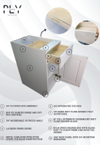 Ply-Spec cabinet construction detail diagram