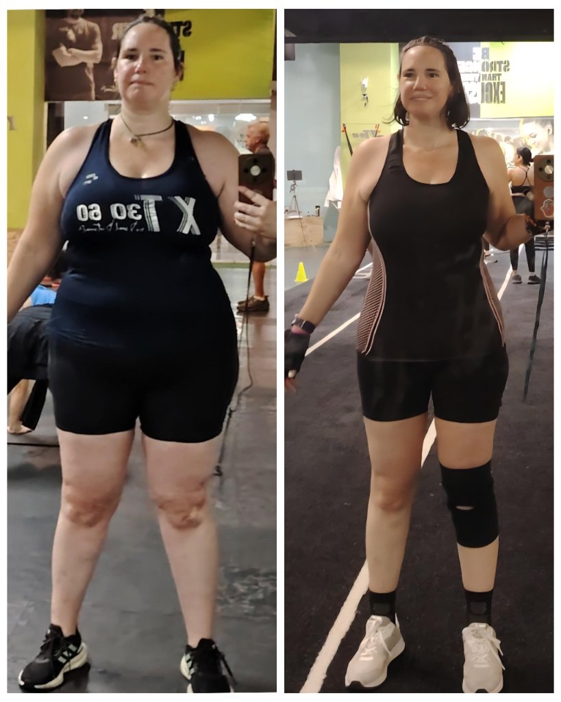 Antes y después de Melissa