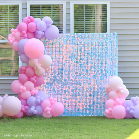 Rainbow Shimmer Wall