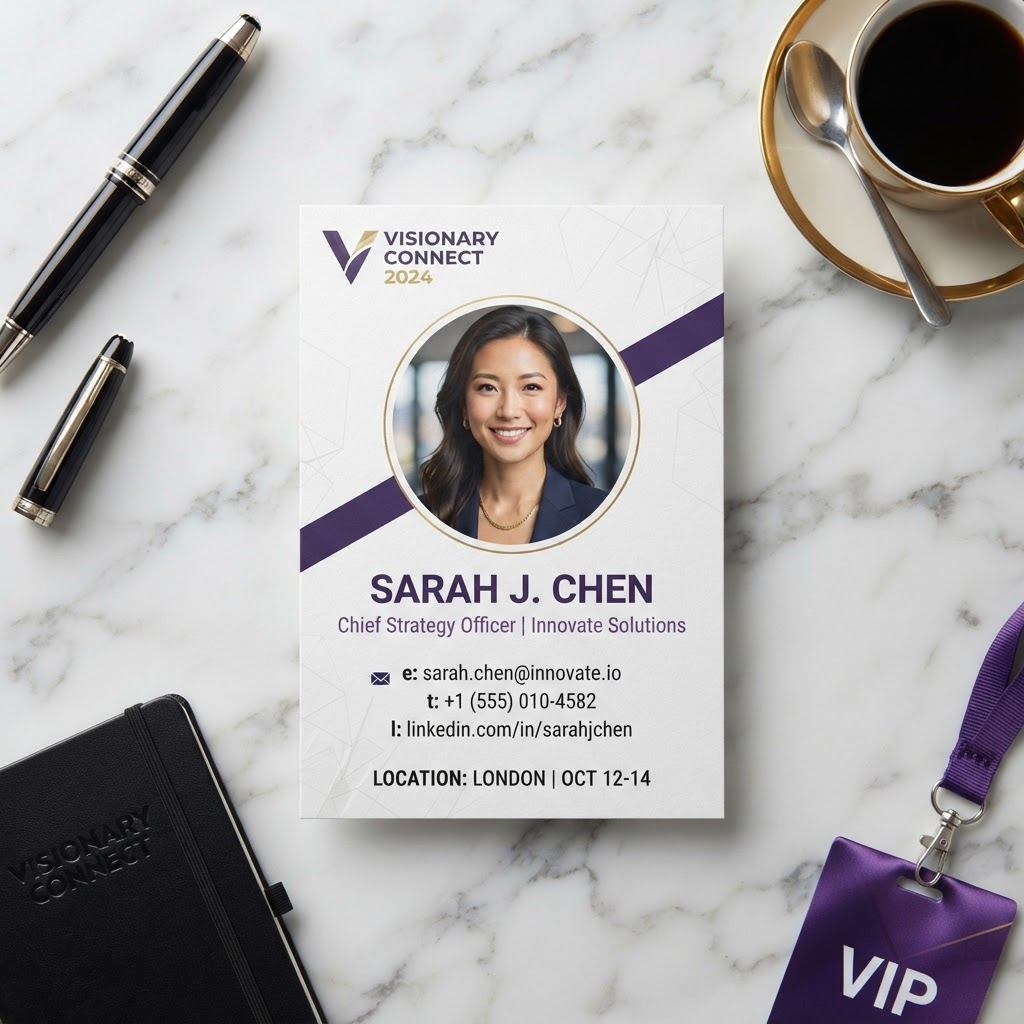 Corporate trading card