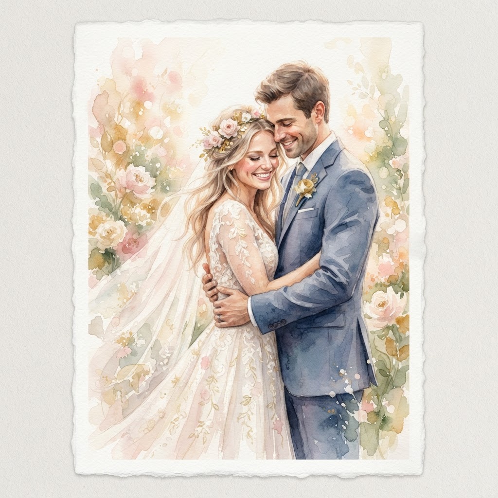 AI Watercolor Portraits