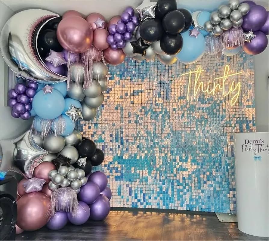 Iridescent Shimmer Wall