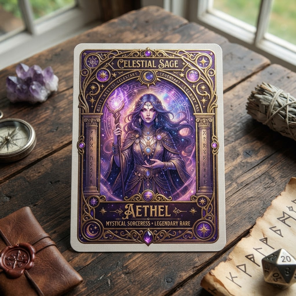 Fantasy trading card