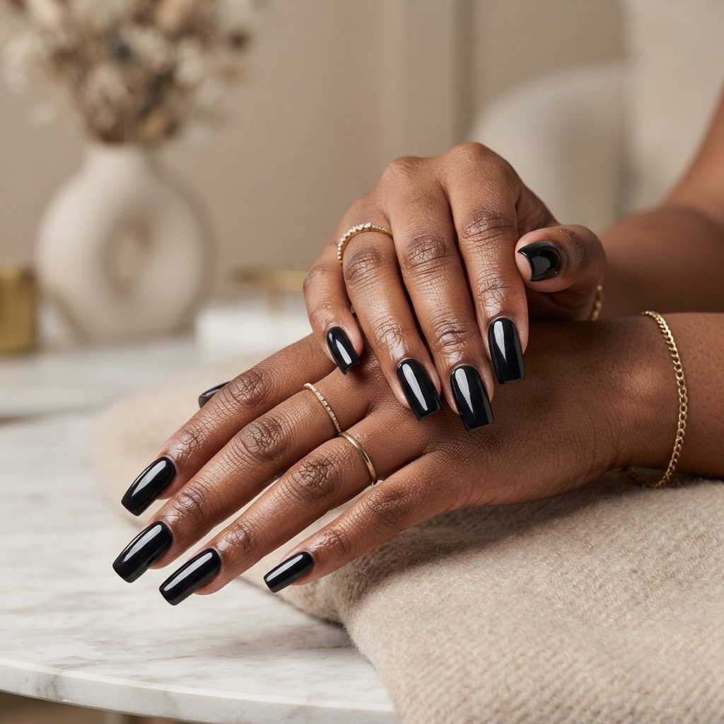 Midnight Black Gel Polish