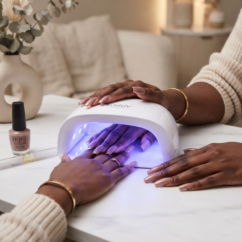 Compact UV/LED Nail Lamp