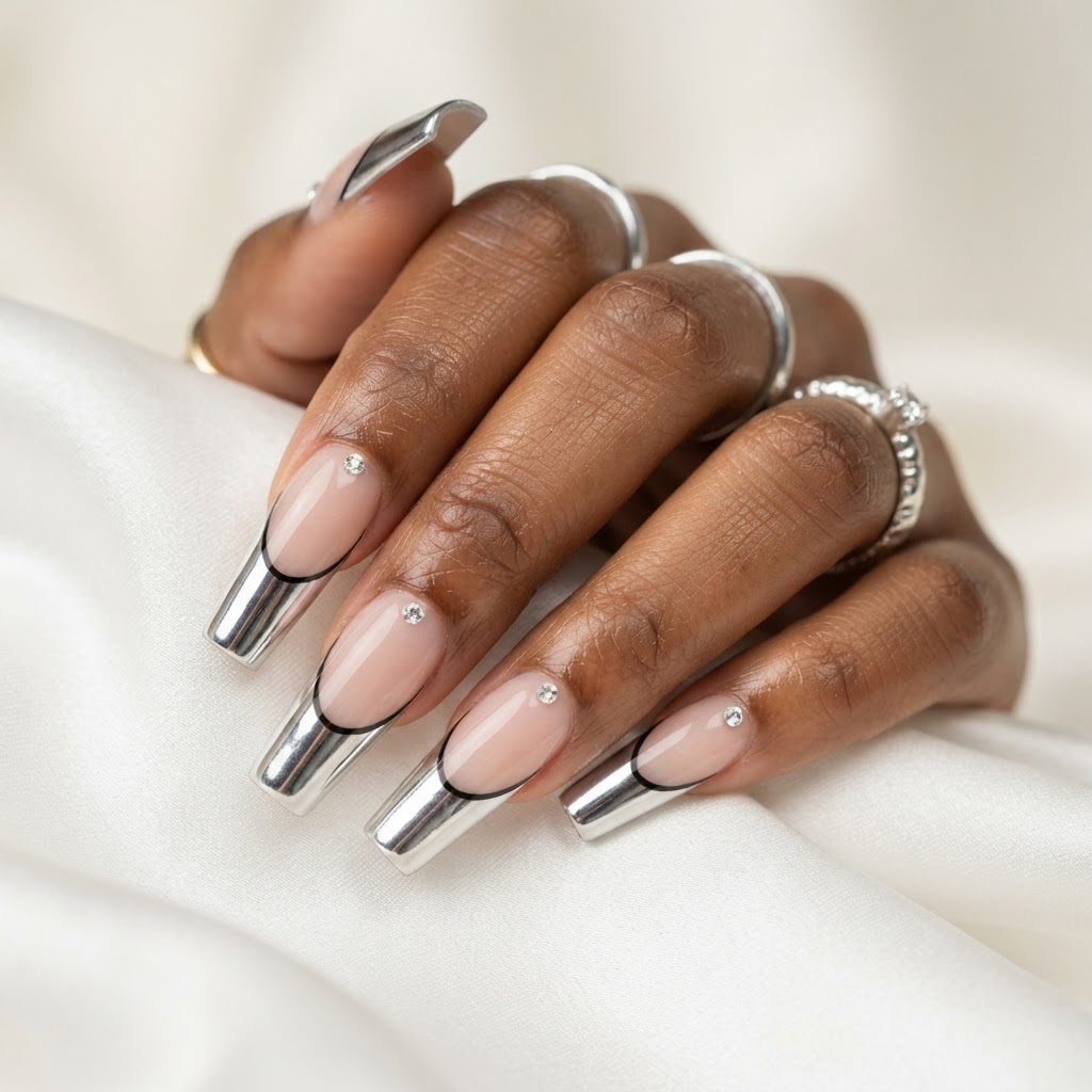 Mirror chrome French
