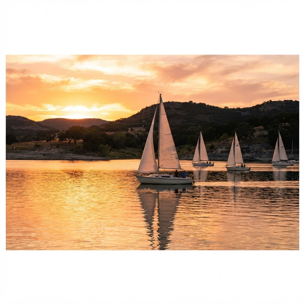 Sailboats at Point Venture