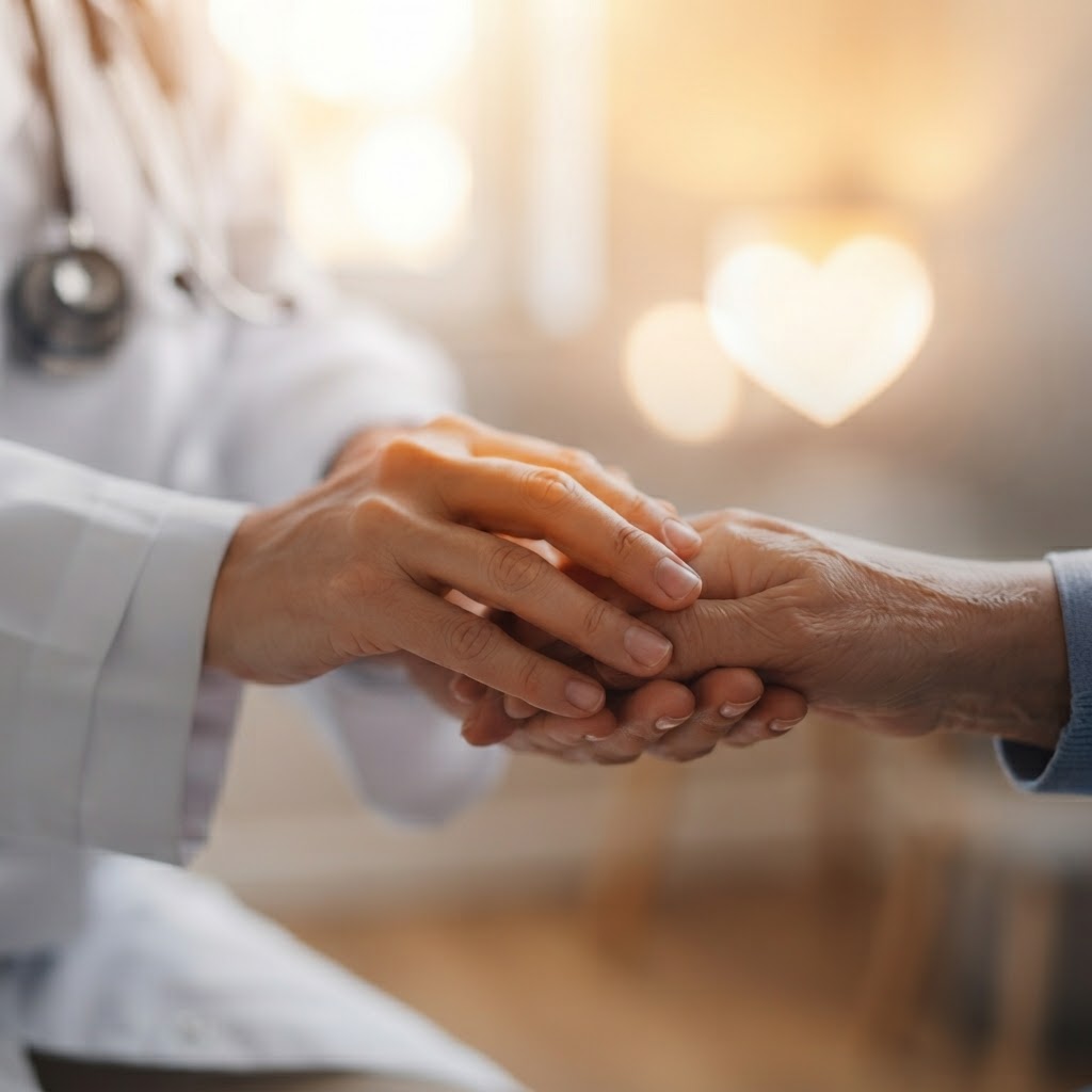 A wellness professional supporting an individual through a healthy behavior change