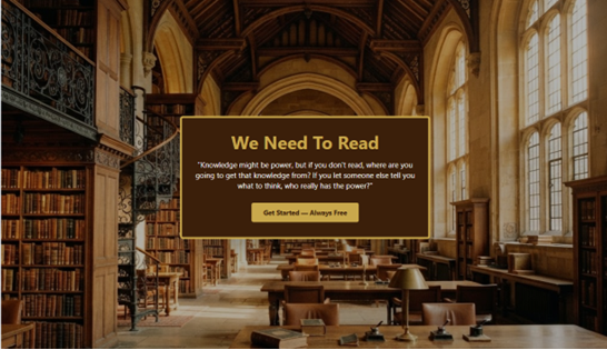 We Need To Read