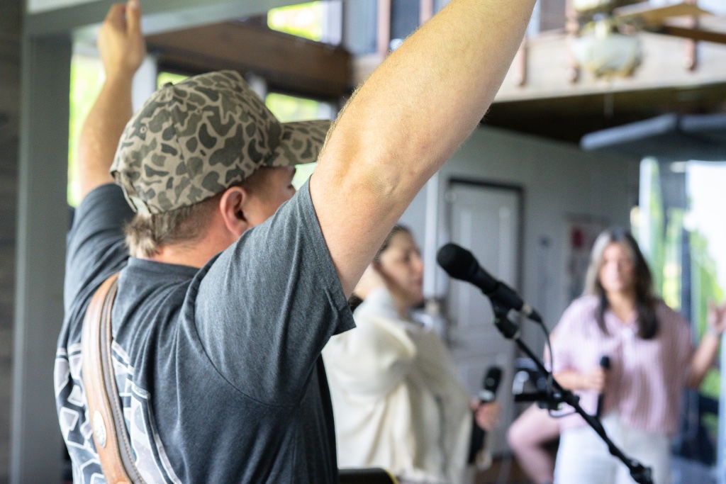 Worship during recording session