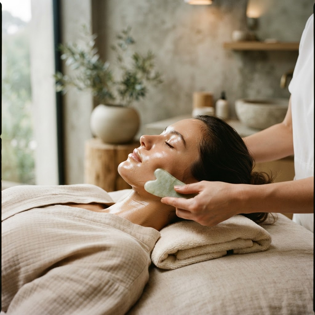 Gua Sha masaż twarzy
