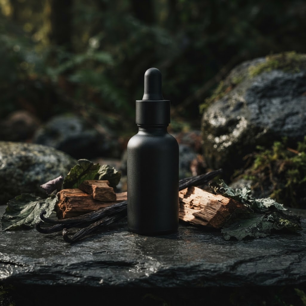 Klamath premium handcrafted beard oil with Vanilla, Sandalwood, Patchouli — Vanilla · Sandalwood · Patchouli by PacNorth Images