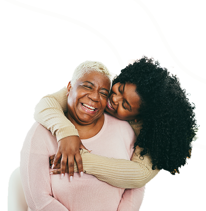 Caregiver and senior