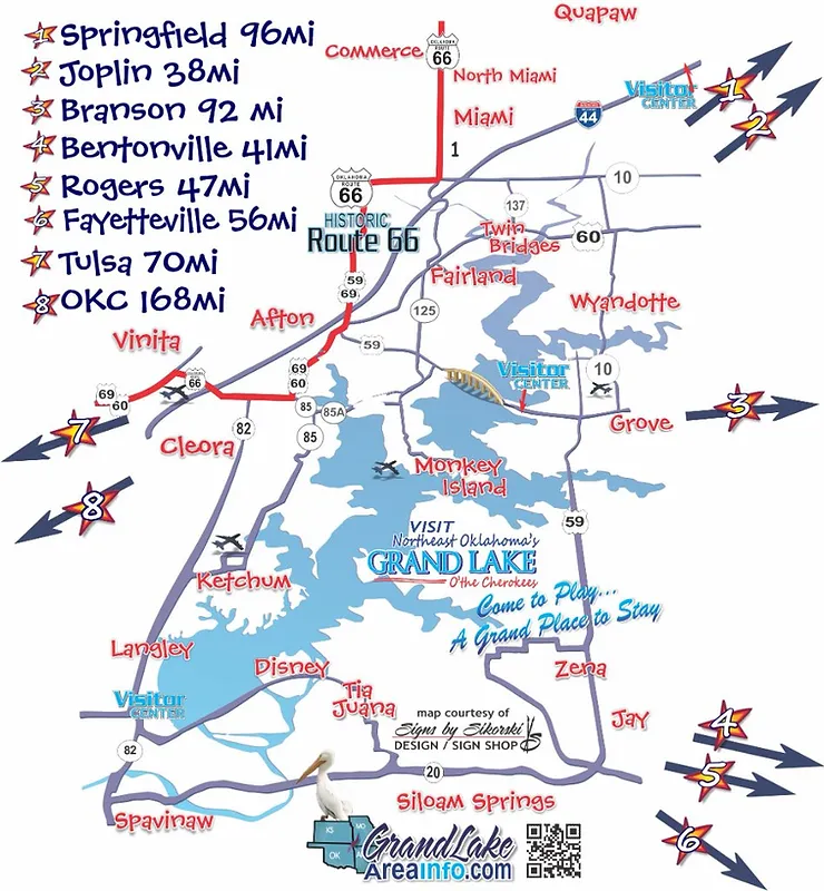 Grand Lake area map
