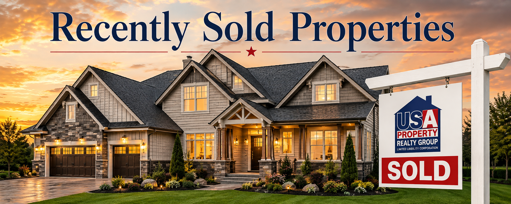 Recently Sold Properties banner