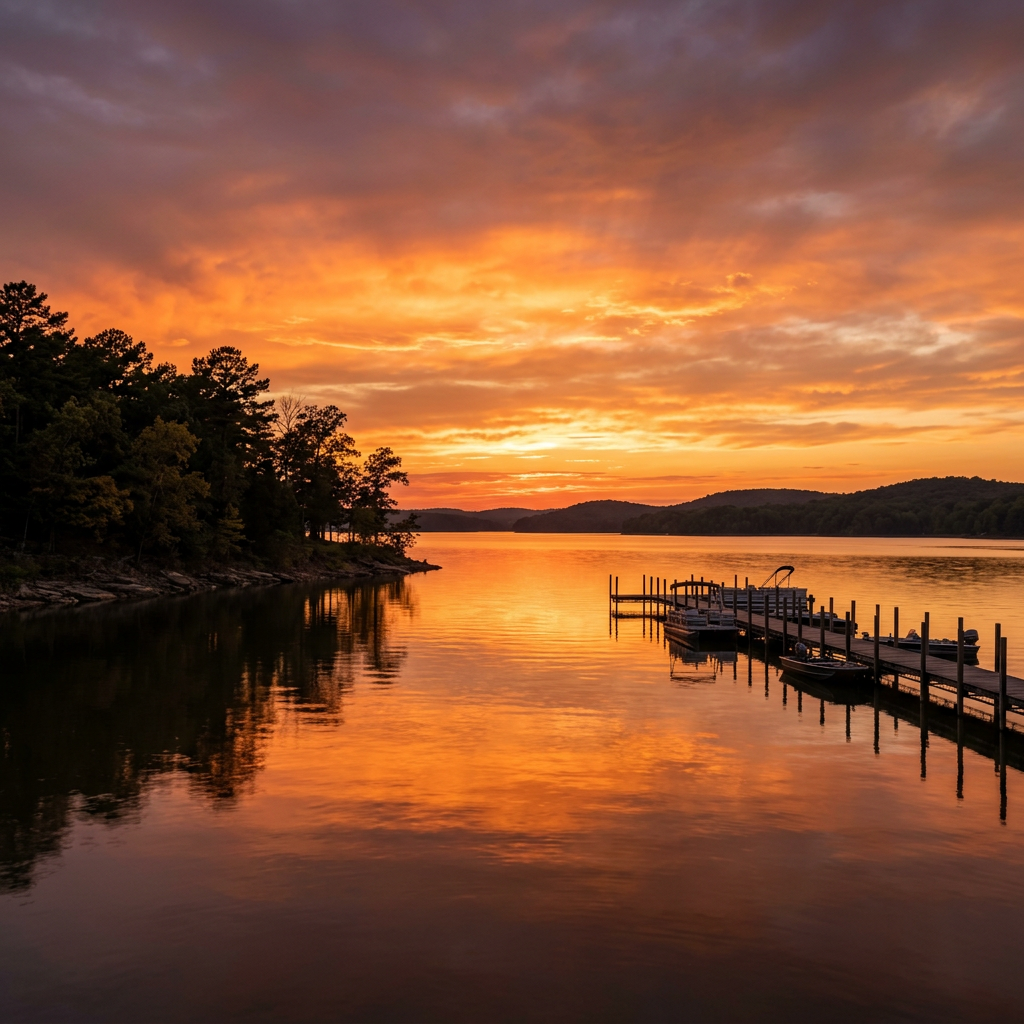 Grand Lake sunset
