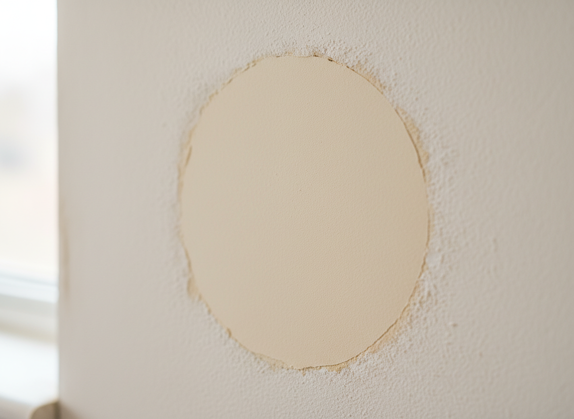 Seamless drywall repair with smooth finish