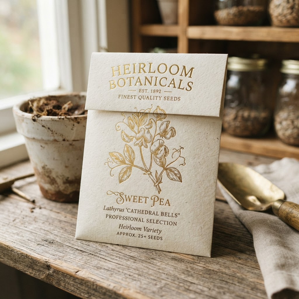 Golden Field Seed Co. — Seed Packet — Seed label design