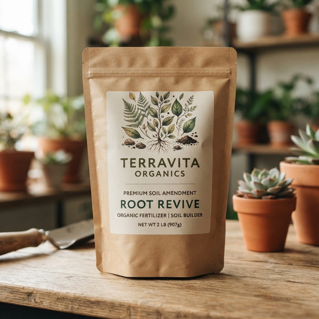 Rootbound Naturals — Soil Amendment — Soil Amendments label design
