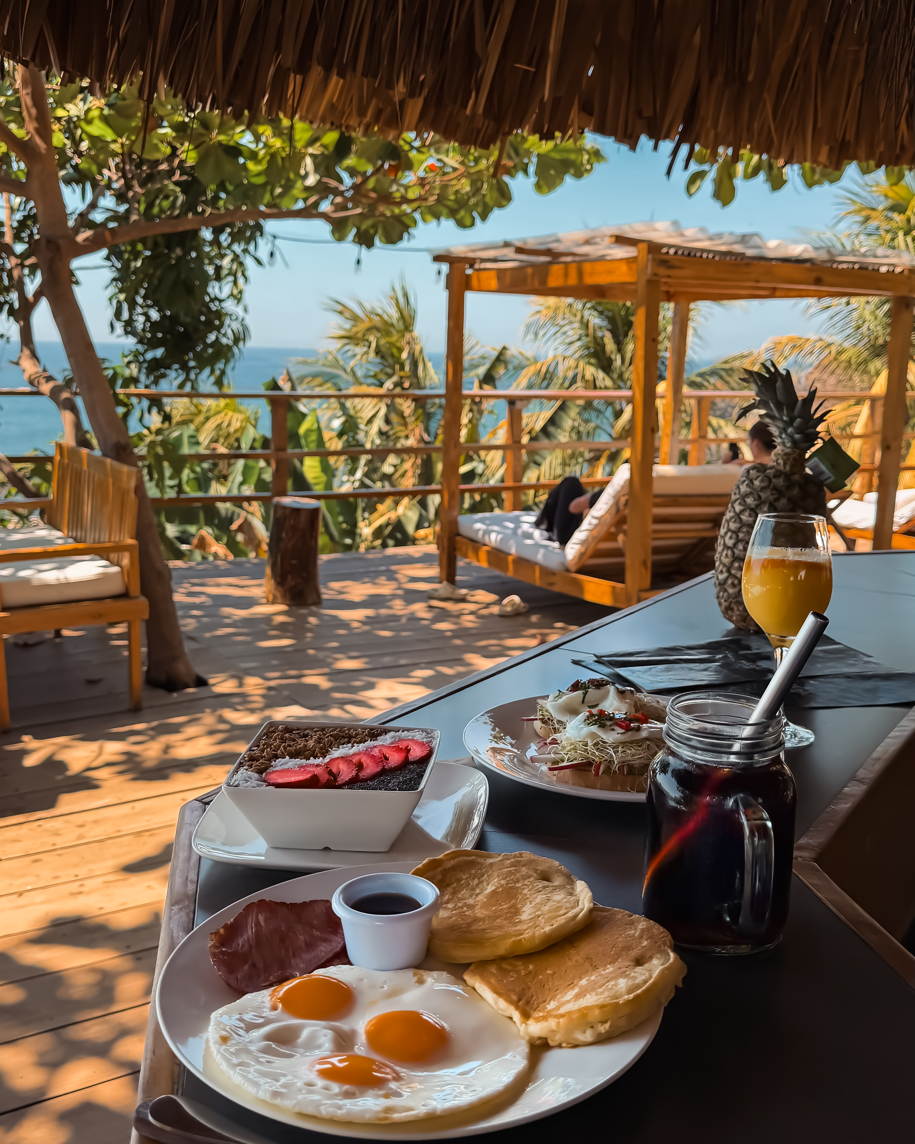 Breakfast spread at El Xalli