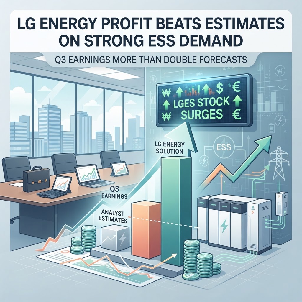 LG Energy Profit Beats Estimates on Energy-Storage Systems