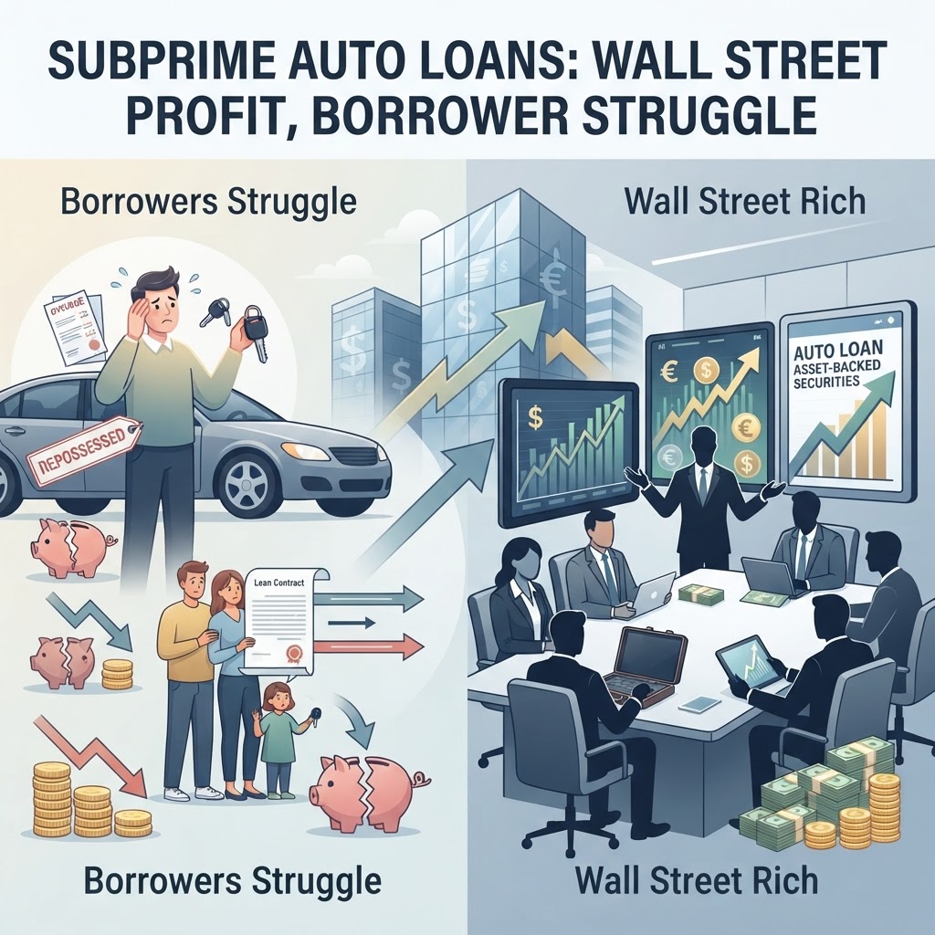 Subprime Auto Loans Make Wall Street Rich as Borrowers Struggle