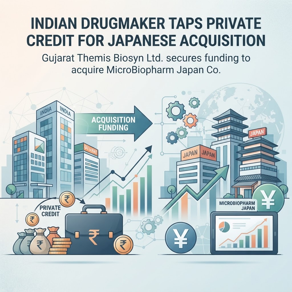 Indian Drugmaker Taps Private Credit for Japanese Acquisition