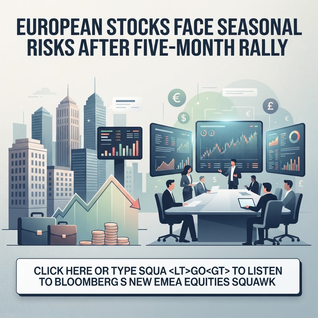 European Stocks Face Seasonal Risks After Five-Month Rally
