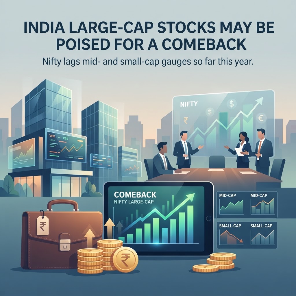 India Large-Cap Stocks May Be Poised for a Comeback