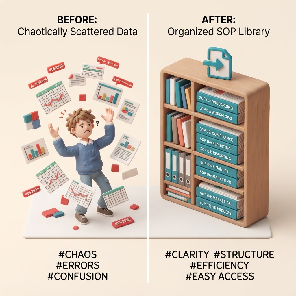 From Scattered Sheets to a Branded SOP Library