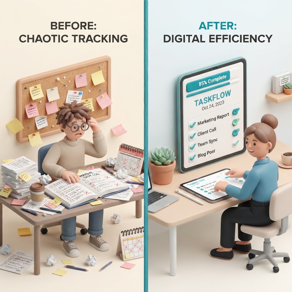 From Manual Tracking to Interactive Checklists