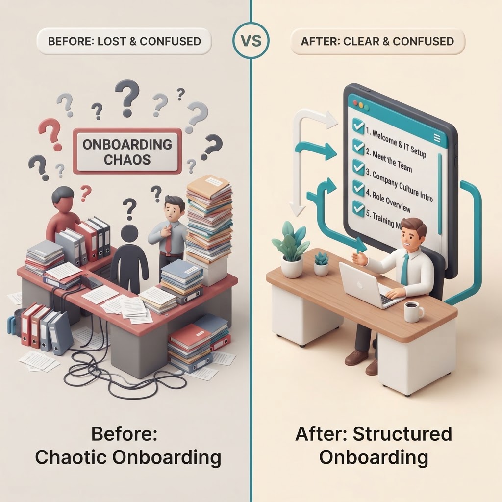From Onboarding Chaos to Step-by-Step Checklists