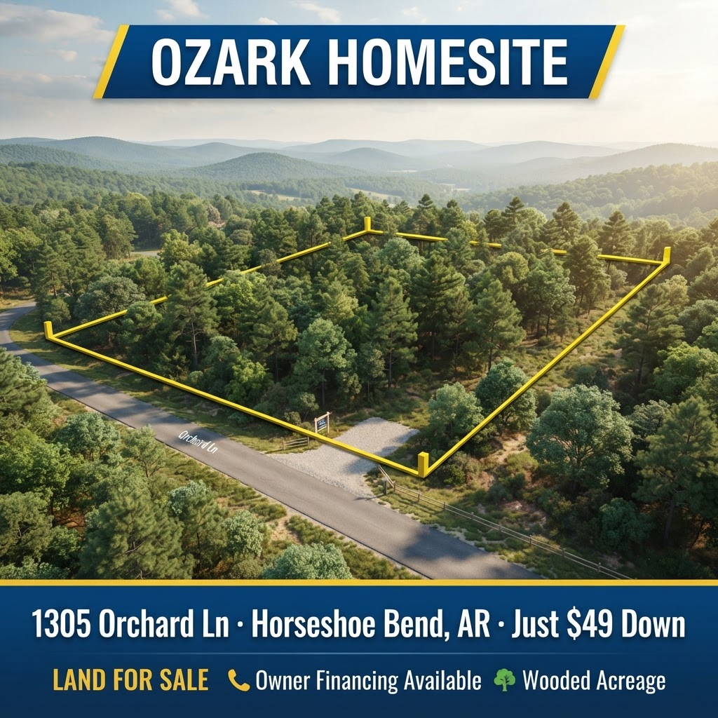 Peaceful Ozark Homesite on Orchard Ln - Just $49 Down