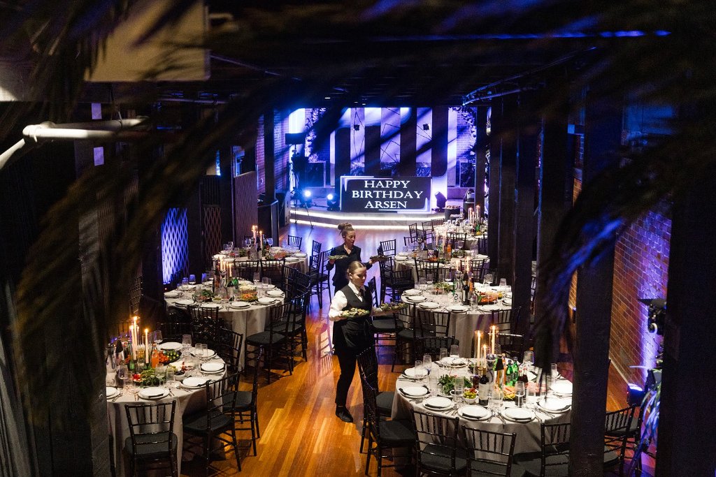 Banquet Configuration — Seated Dinner — 80&nbsp;Guests