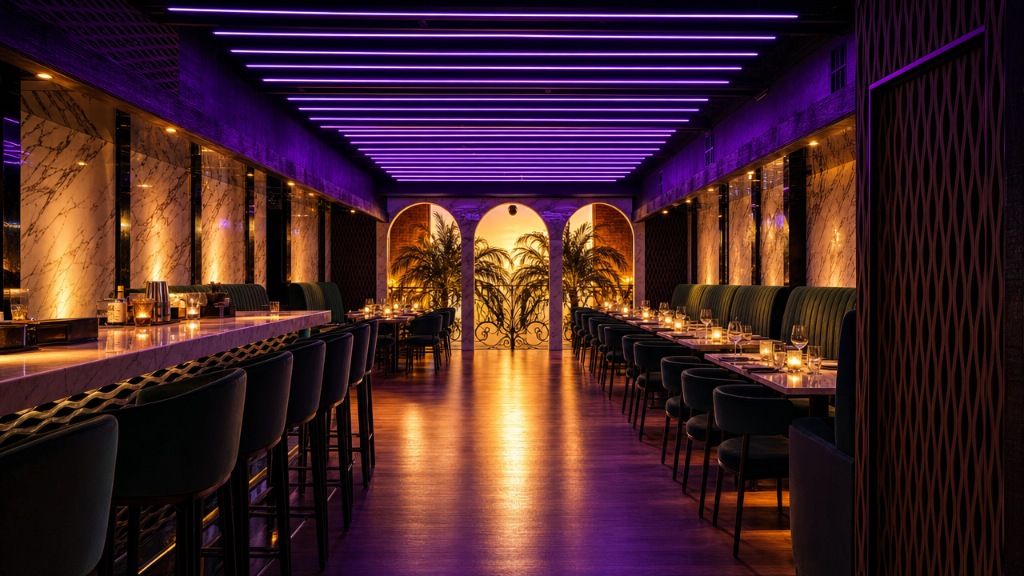 VIP - Green Room — Main Hall — Evening Ambiance