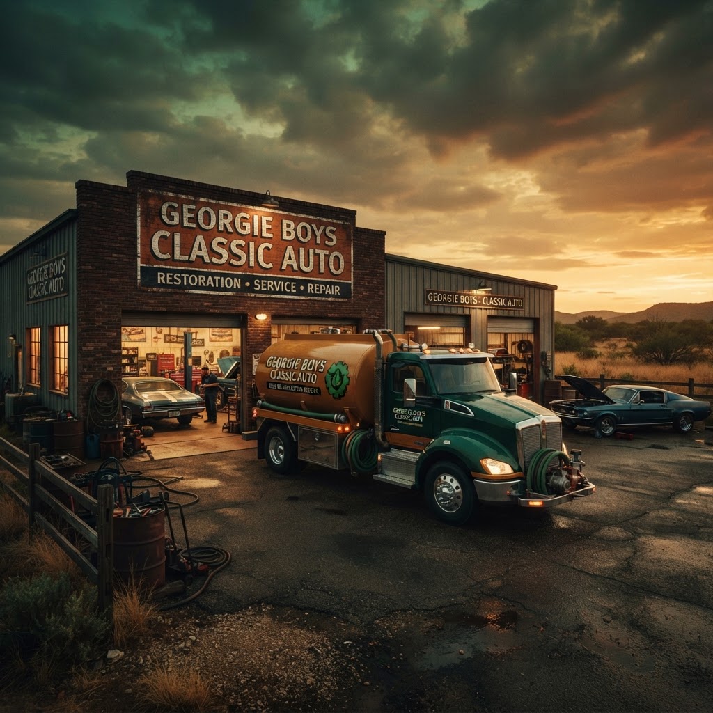 Oil collection truck