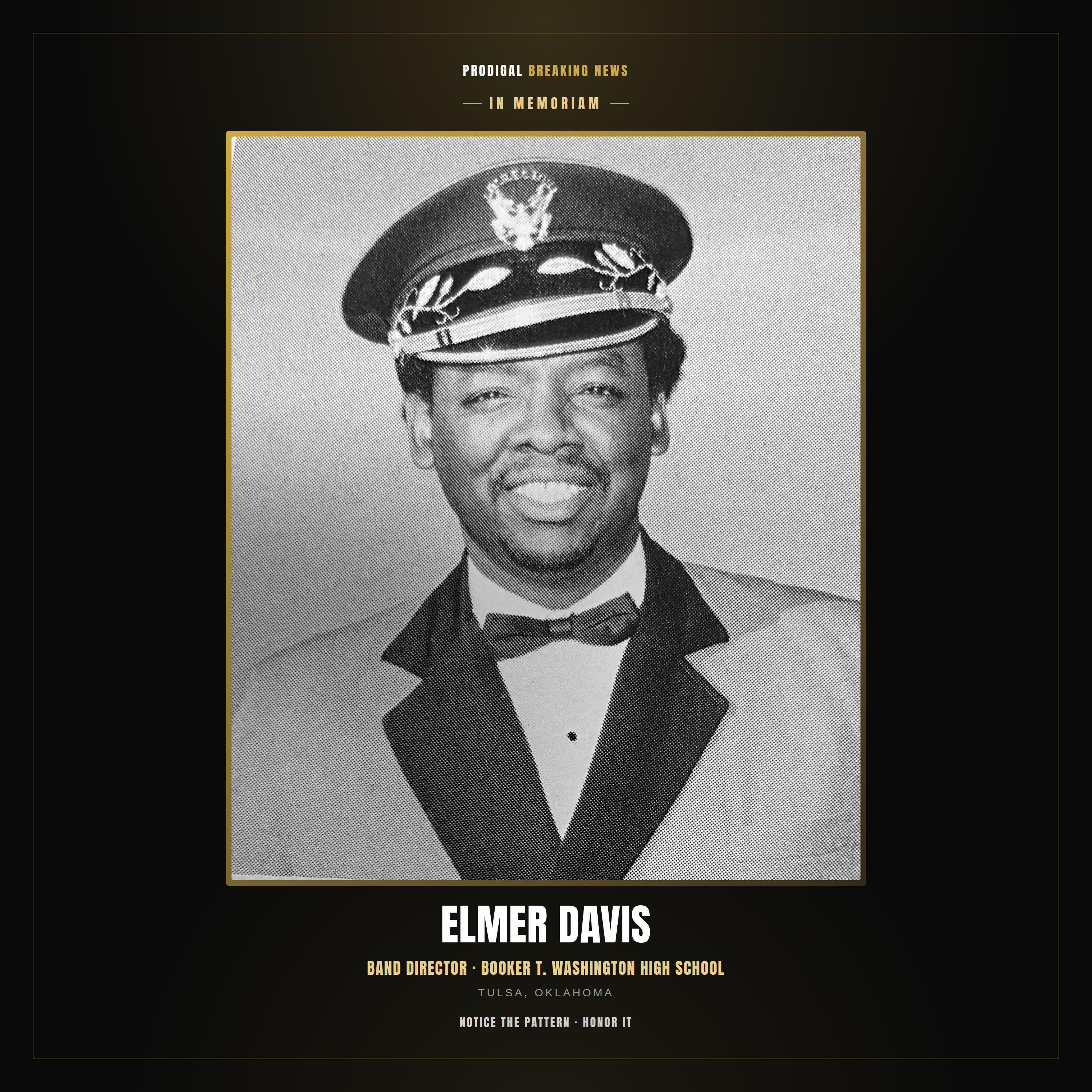 Booker T. Washington Remembers Elmer Davis: The Band Director Who Gave a Generation Its Sound