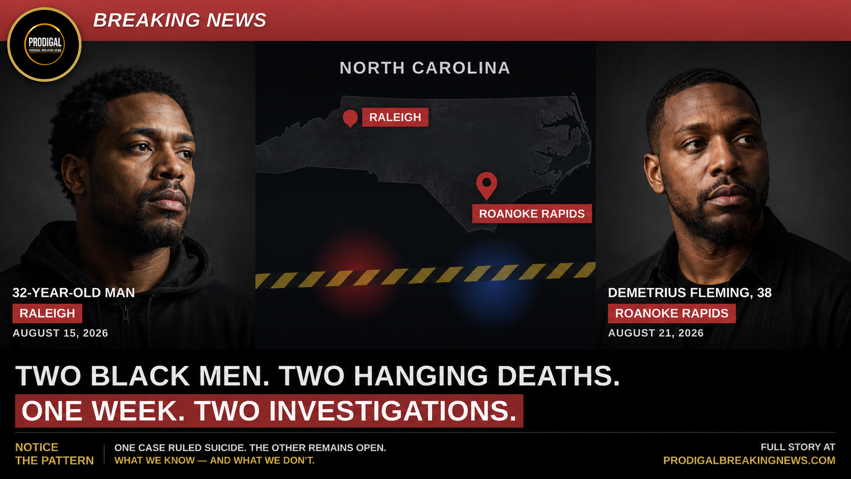 Two Black Men. Two Hanging Deaths. Six Days Apart. One Case Is Closed. One Isn't — And That Difference Is the Whole Story.