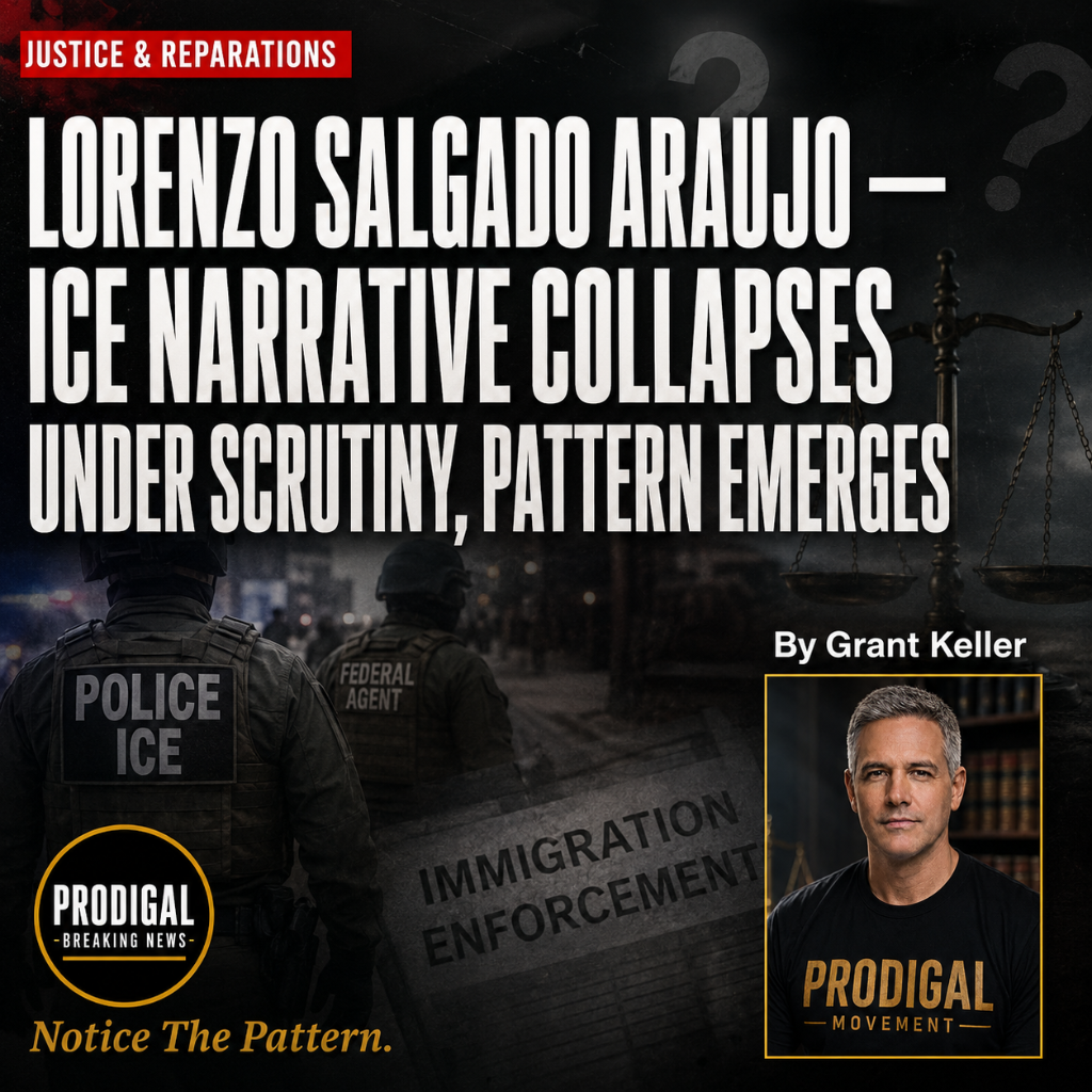 LORENZO SALGADO ARAUJO — ICE AGENT KILLS HOUSTON CONSTRUCTION WORKER; FEDERAL NARRATIVE ALREADY COLLAPSING UNDER SCRUTINY
