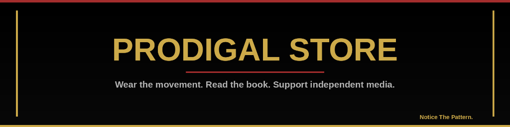 Prodigal Store — Wear the movement. Read the book. Support independent media.