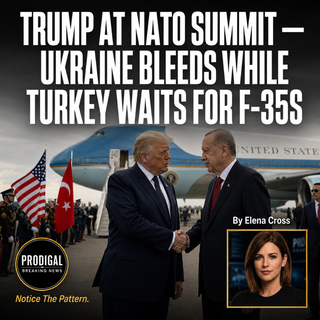 TRUMP AT NATO SUMMIT — UKRAINE BLEEDS WHILE TURKEY WAITS FOR F-35S AND RUSSIA SIGNALS "CONSTRUCTIVE" TALKS