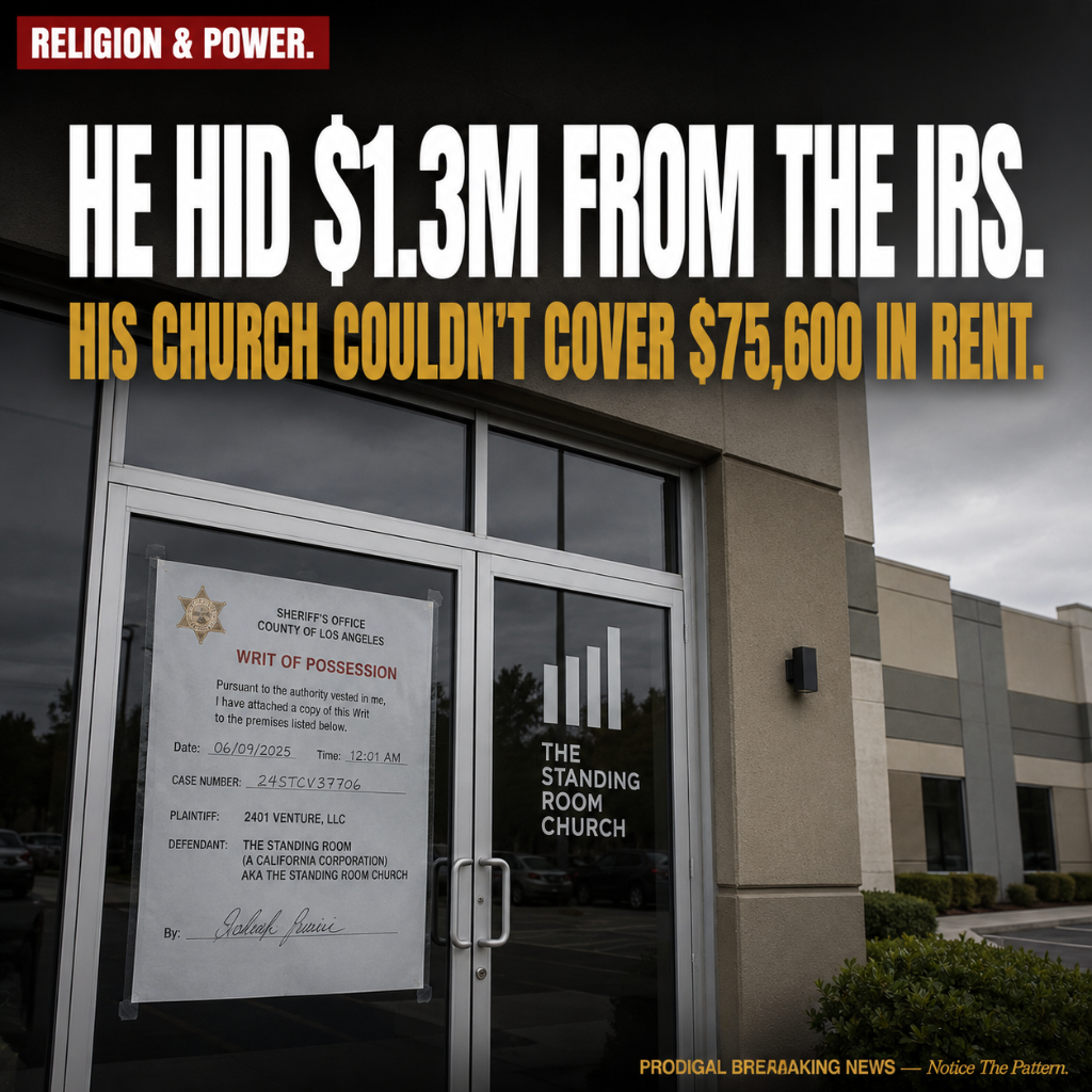 He Hid $1.3 Million From the IRS. His Church Couldn't Cover $75,600 in Rent.