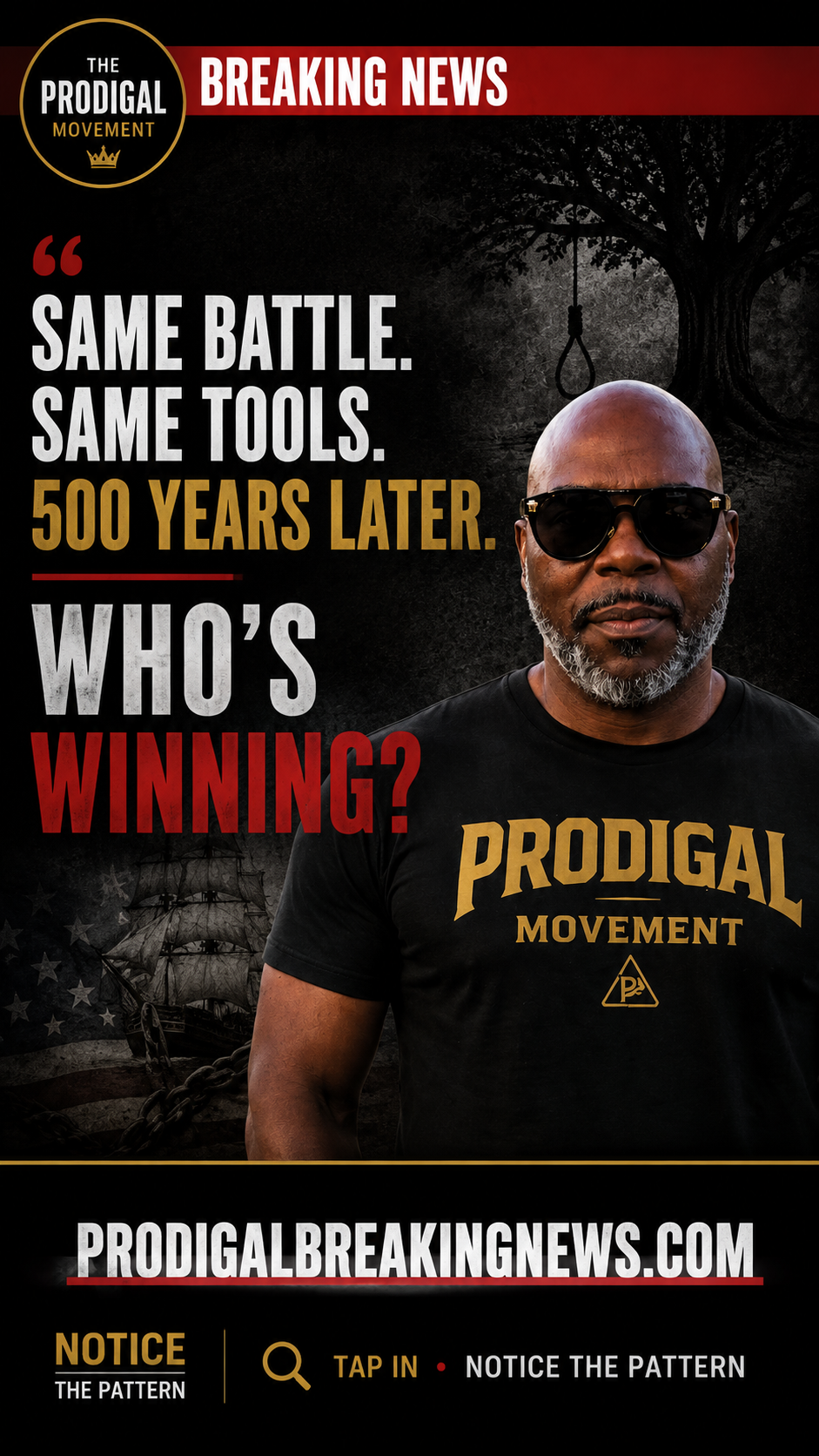 Same Battle. Same Tools. 500 Years Later. Who's Winning?