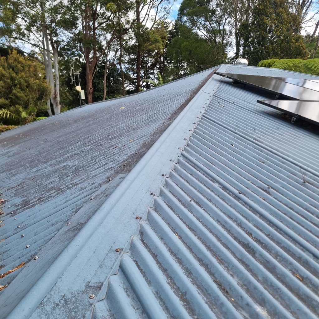 Solar panel maintenance on this Gold Coast roof ☀️