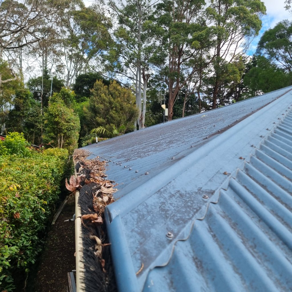 Before we work our magic on this gutter 🧹