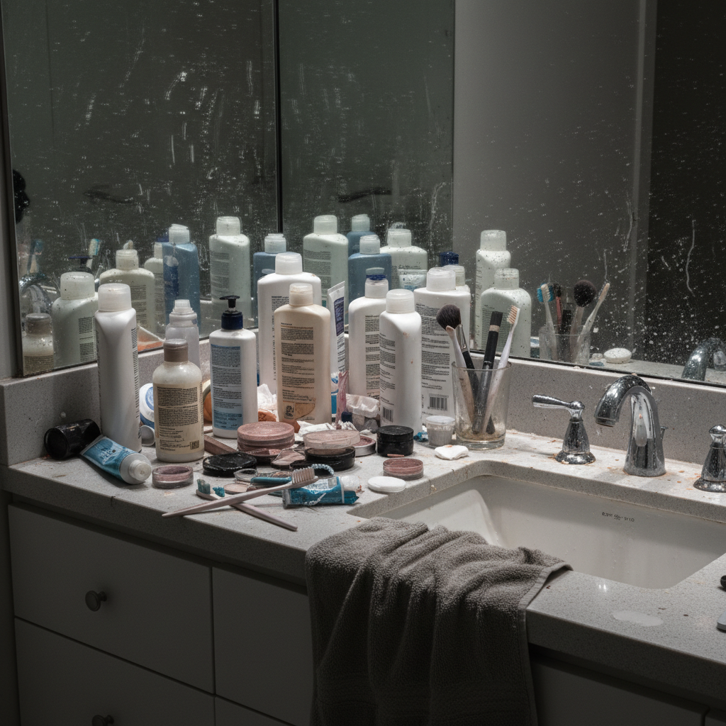 Move-out clean before cleaning